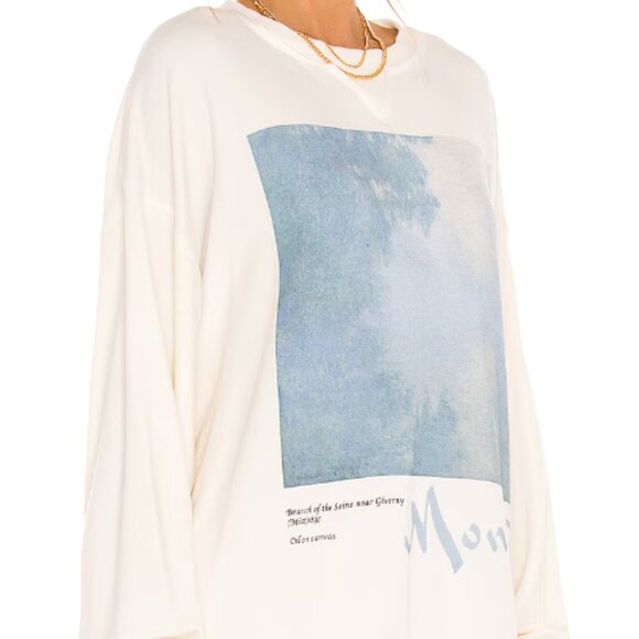 New Selkie "The Pillow Sweater" in Monet Collector White - Picture 2 of 3